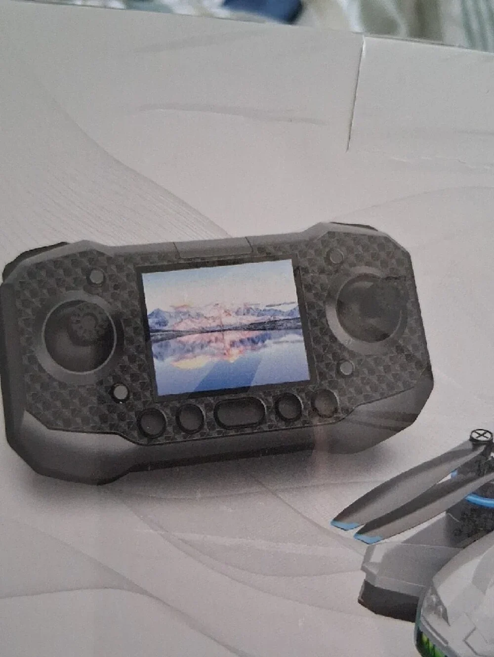 S160 UAV Foldable Drone with Remote - White & Black